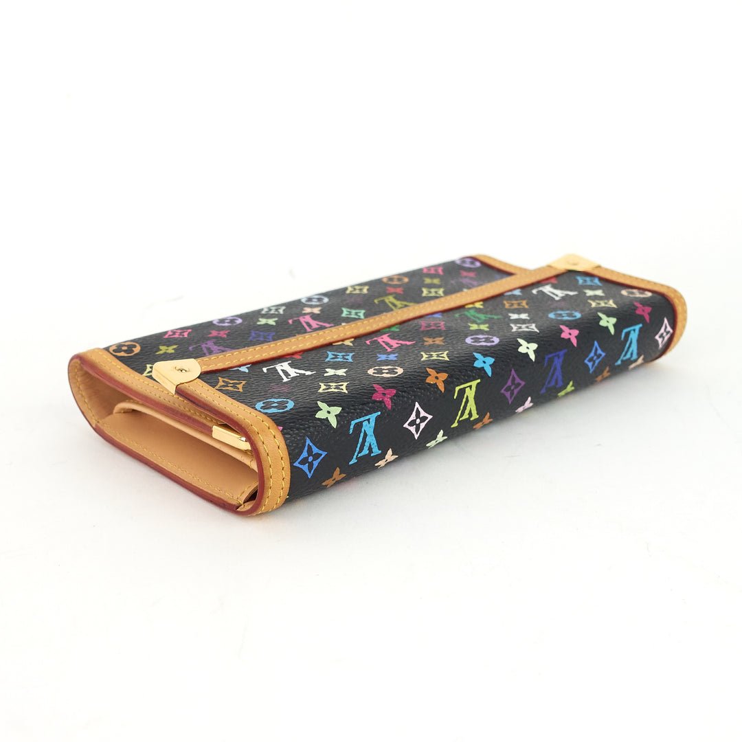 porte tresor monogram multicolore canvas wallet