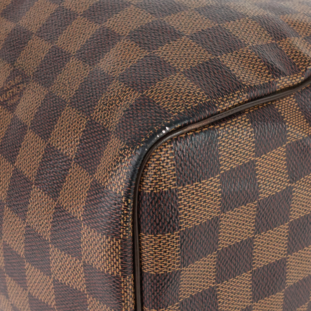 speedy 35 damier ebene canvas bag