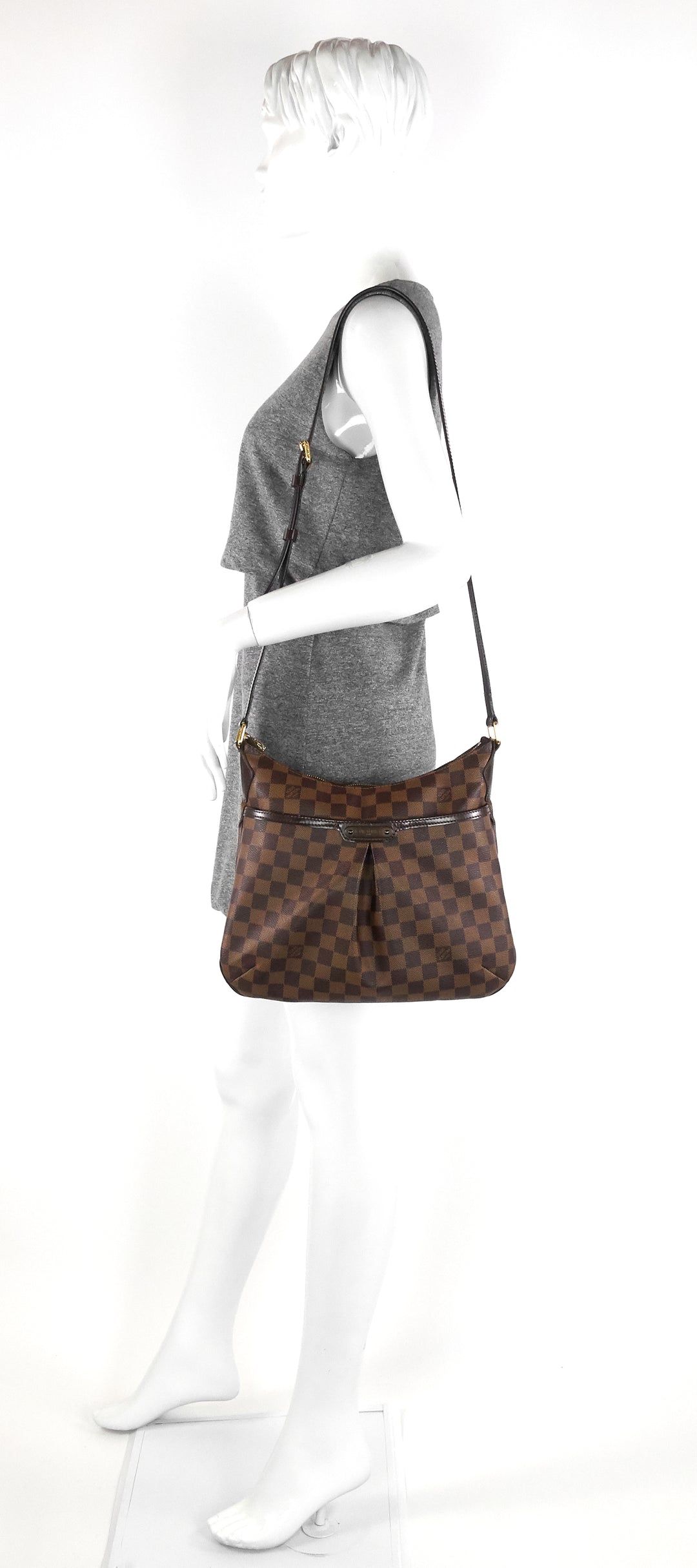 bloomsbury pm damier ebene canvas bag