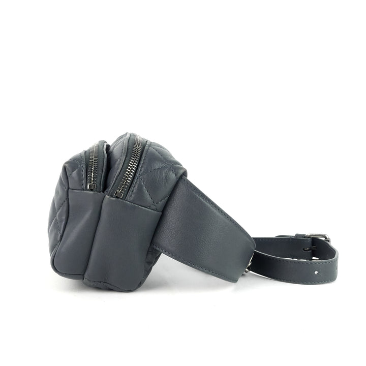 calf leather waist bag