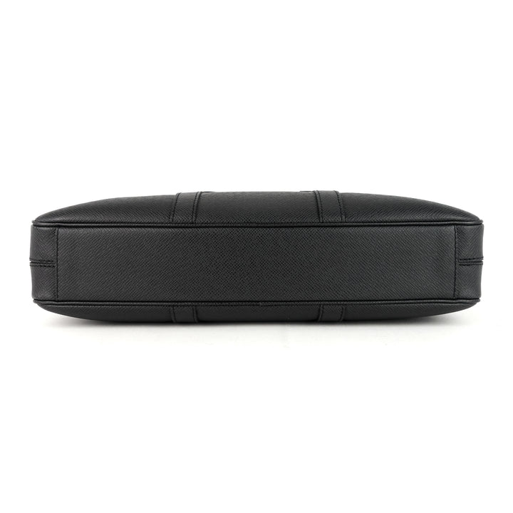 porte-documents voyage pm taiga leather briefcase bag