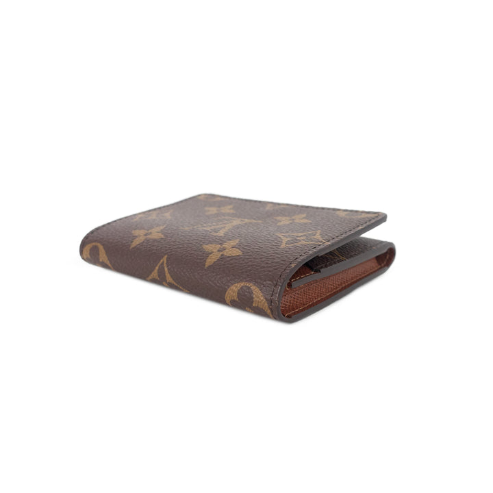 envelope business monogram canvas card holder