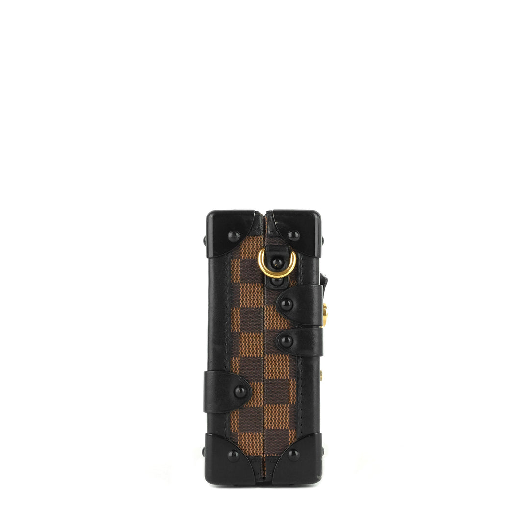 petite malle damier ebene cavas bag