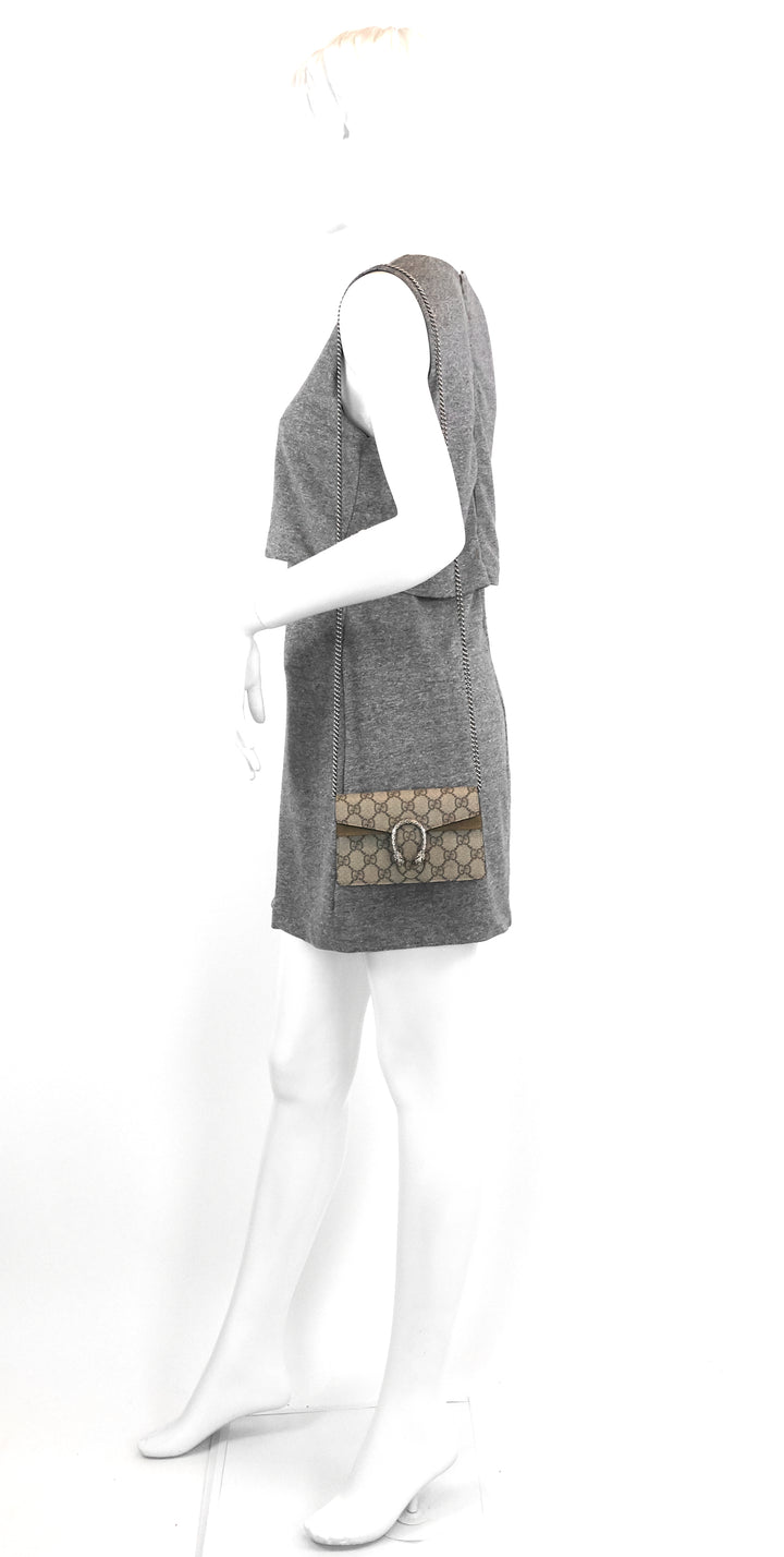 dionysus super mini gg supreme canvas bag