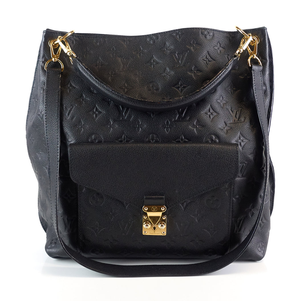 metis monogram empreinte leather hobo bag