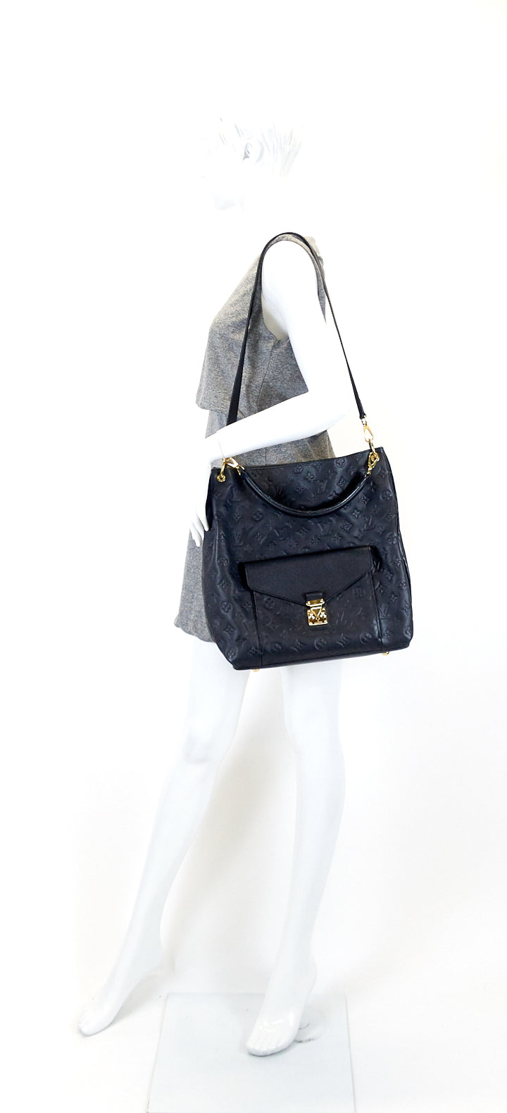 metis monogram empreinte leather hobo bag