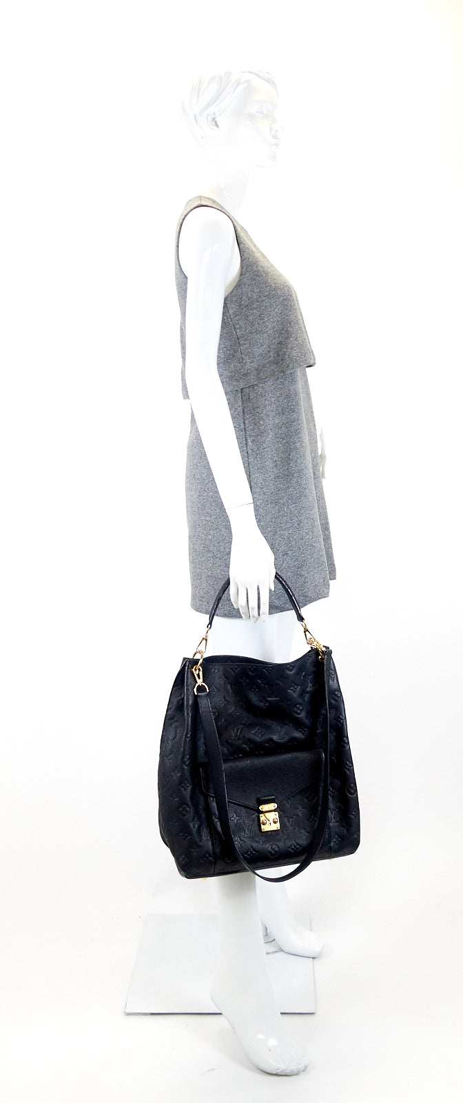 metis monogram empreinte leather hobo bag