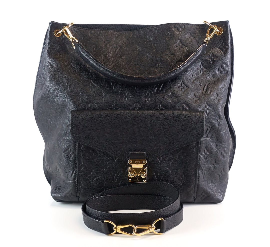 metis monogram empreinte leather hobo bag