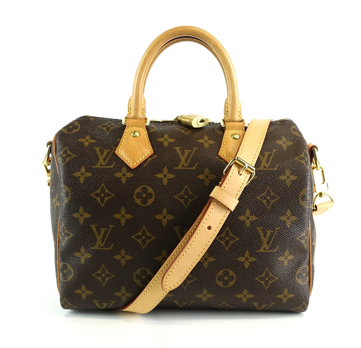 speedy 25 bandouliere monogram canvas bag