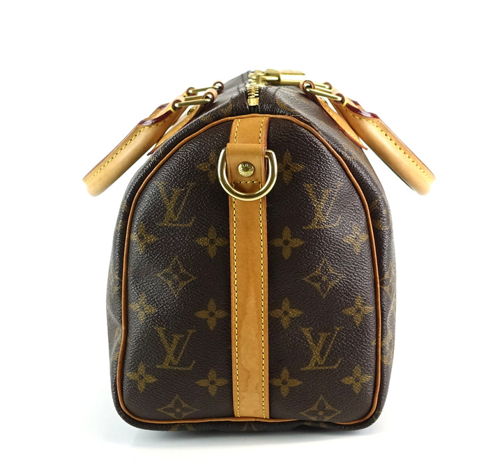 speedy 25 bandouliere monogram canvas bag