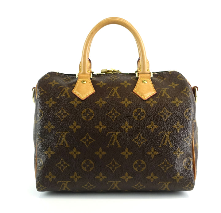 speedy 25 bandouliere monogram canvas bag