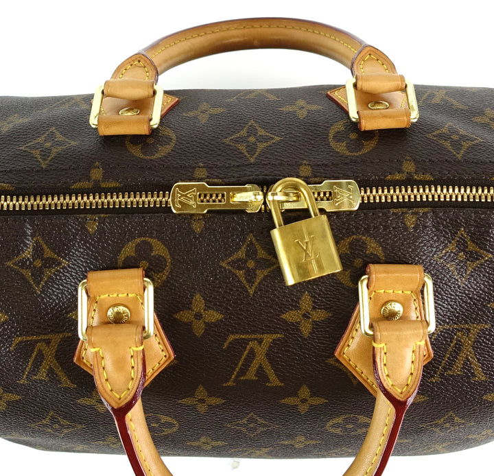 speedy 25 bandouliere monogram canvas bag