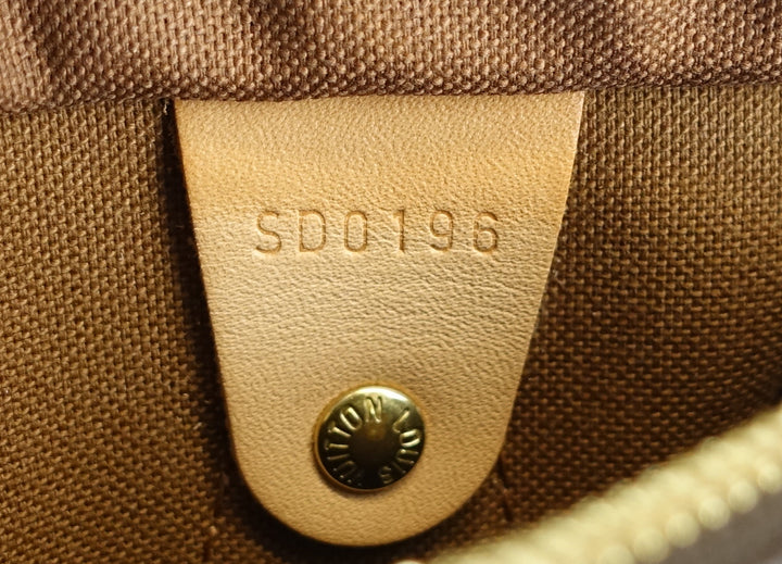speedy 25 bandouliere monogram canvas bag