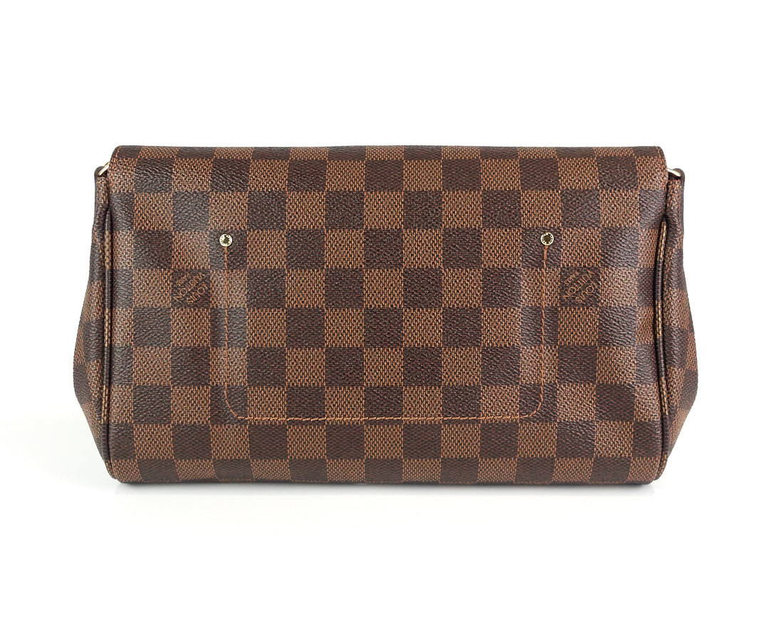 favorite mm damier ebene canvas handbag with strap