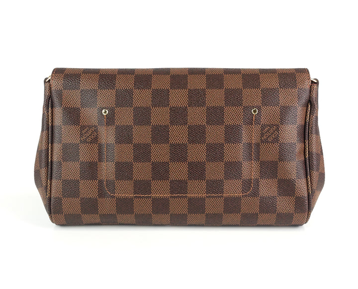 favorite mm damier ebene canvas handbag with strap