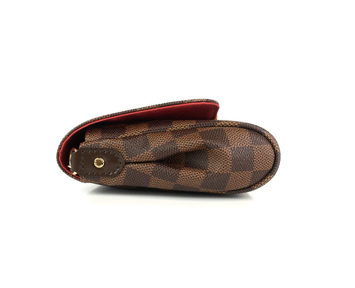 favorite mm damier ebene canvas handbag with strap