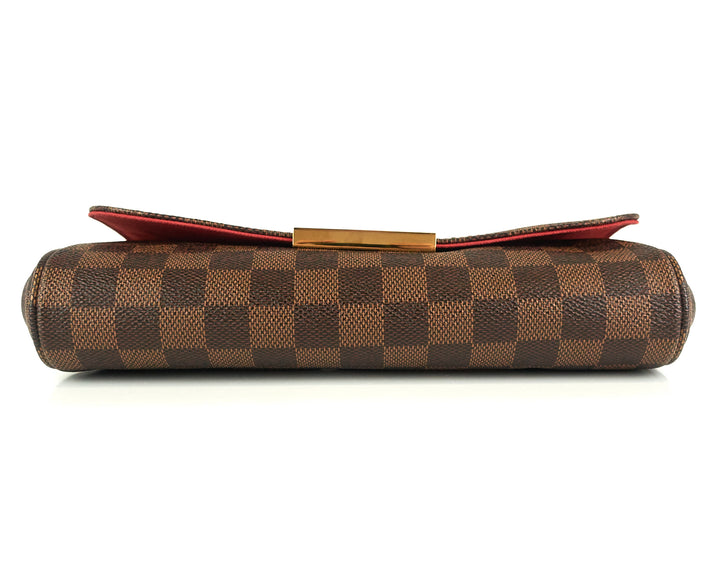 favorite mm damier ebene canvas handbag with strap