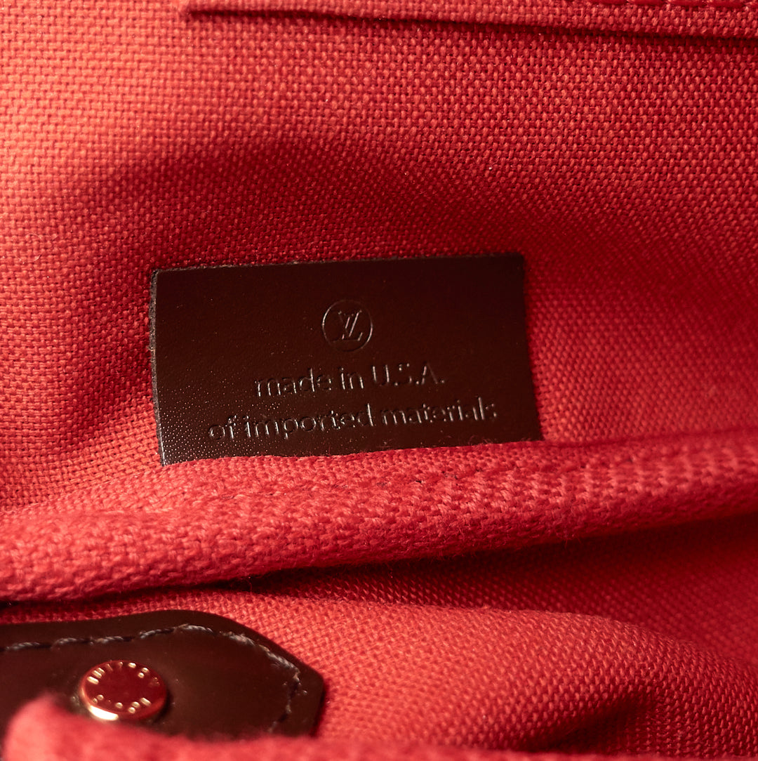 favorite mm damier ebene canvas handbag with strap