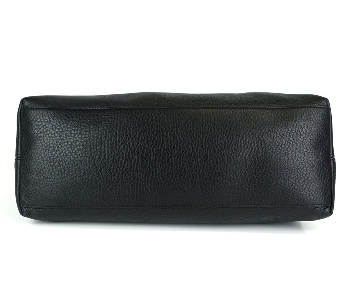soho chain strap calf leather tassel bag