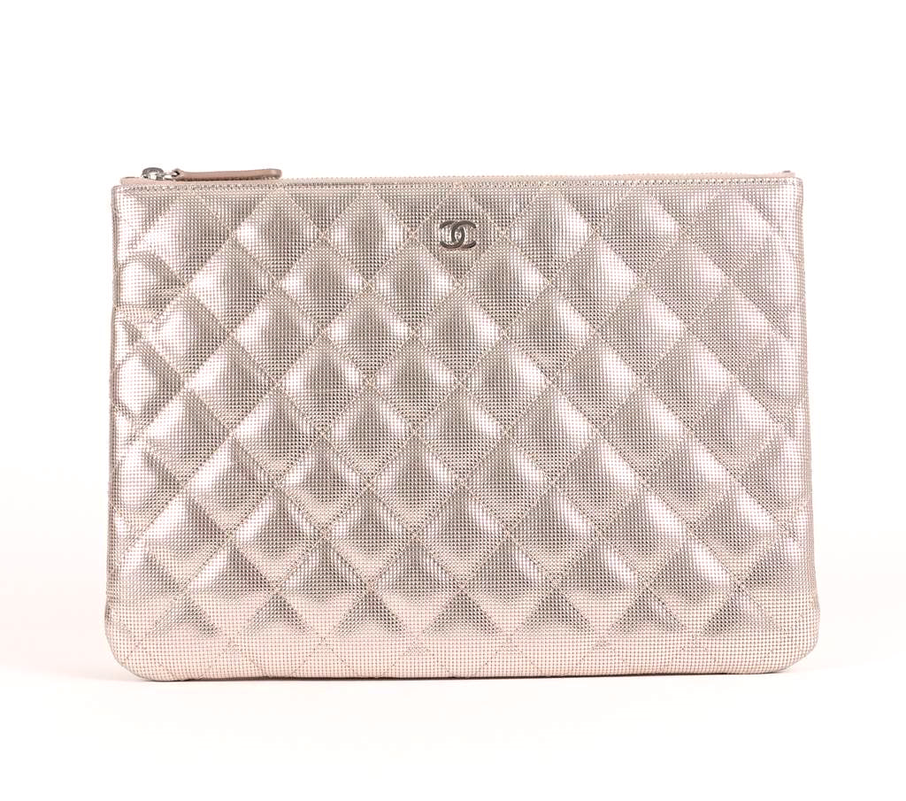 o case caviar leather clutch bag