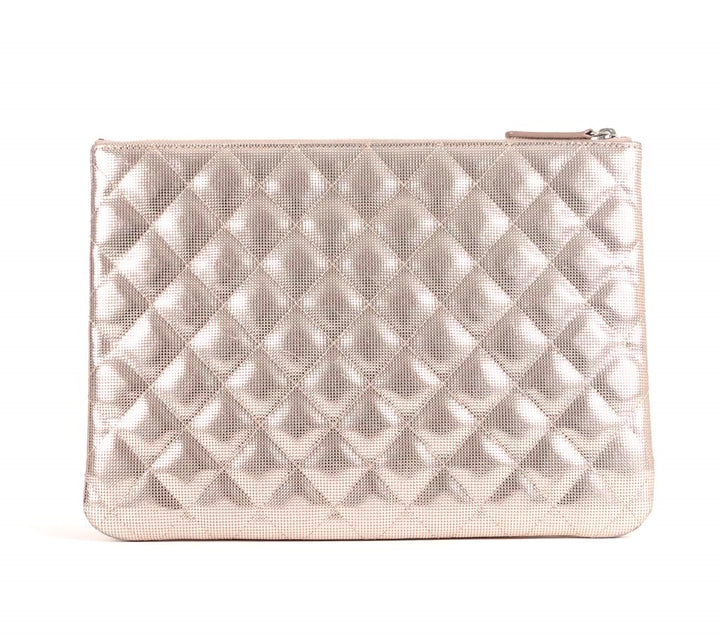 o case caviar leather clutch bag