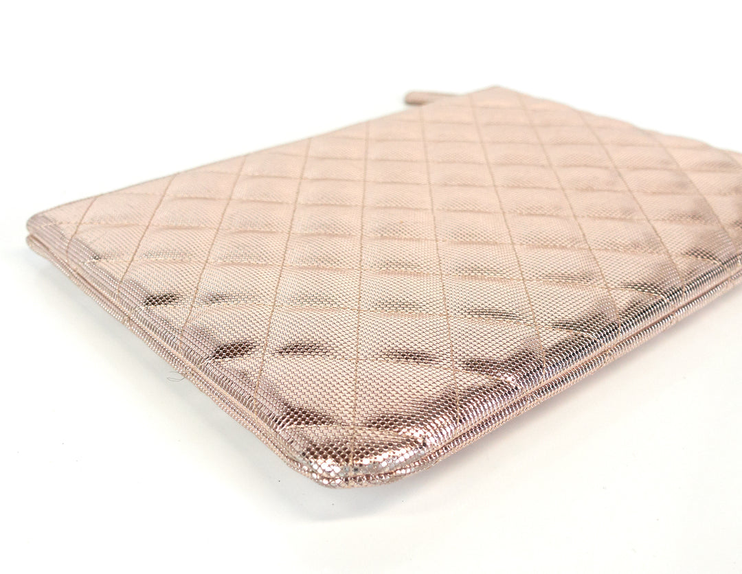 o case caviar leather clutch bag