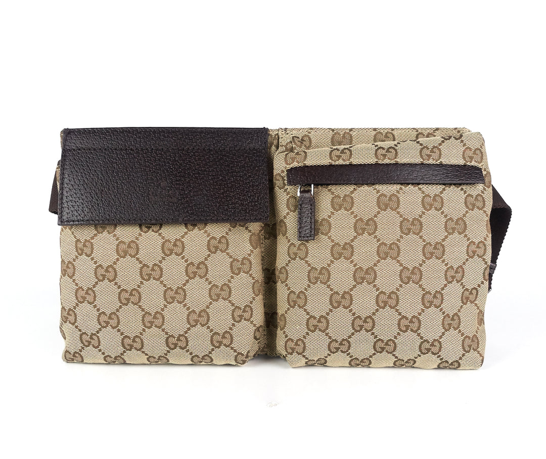 monogram canvas belt bag