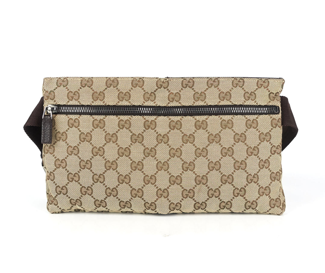 monogram canvas belt bag