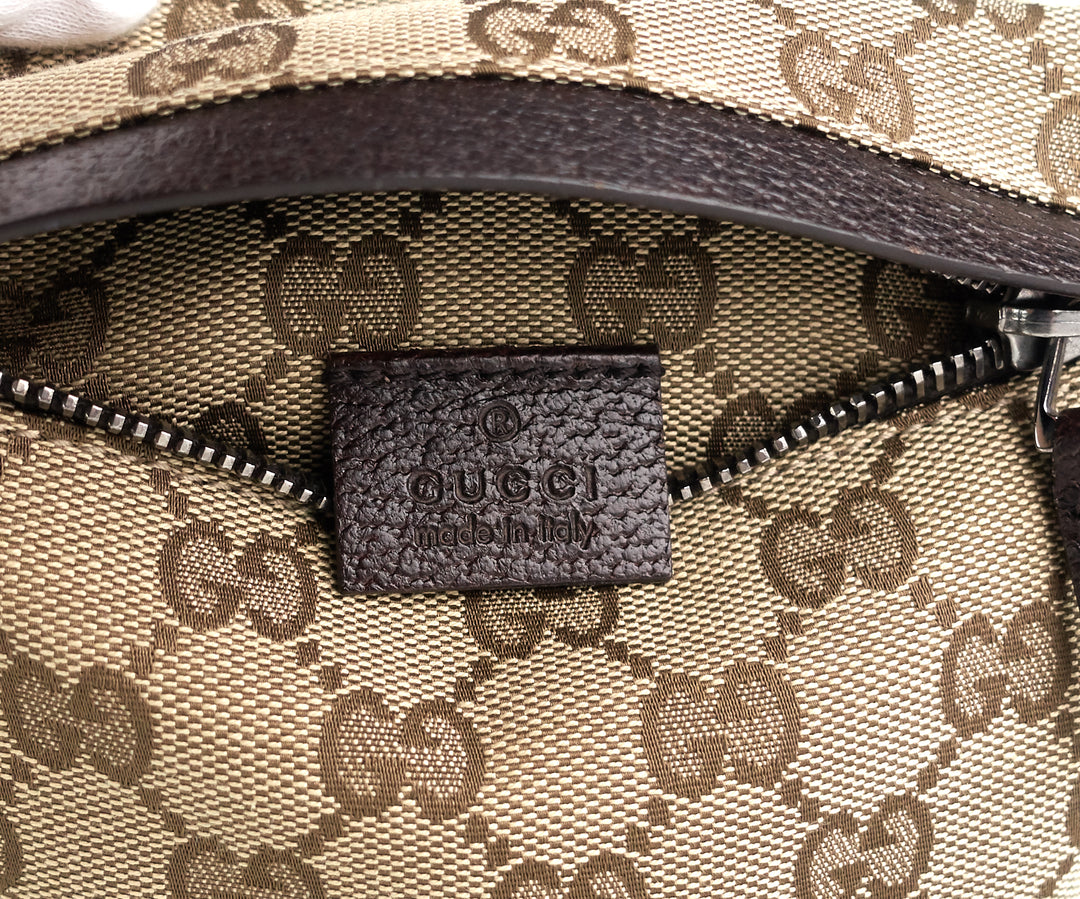 monogram canvas belt bag