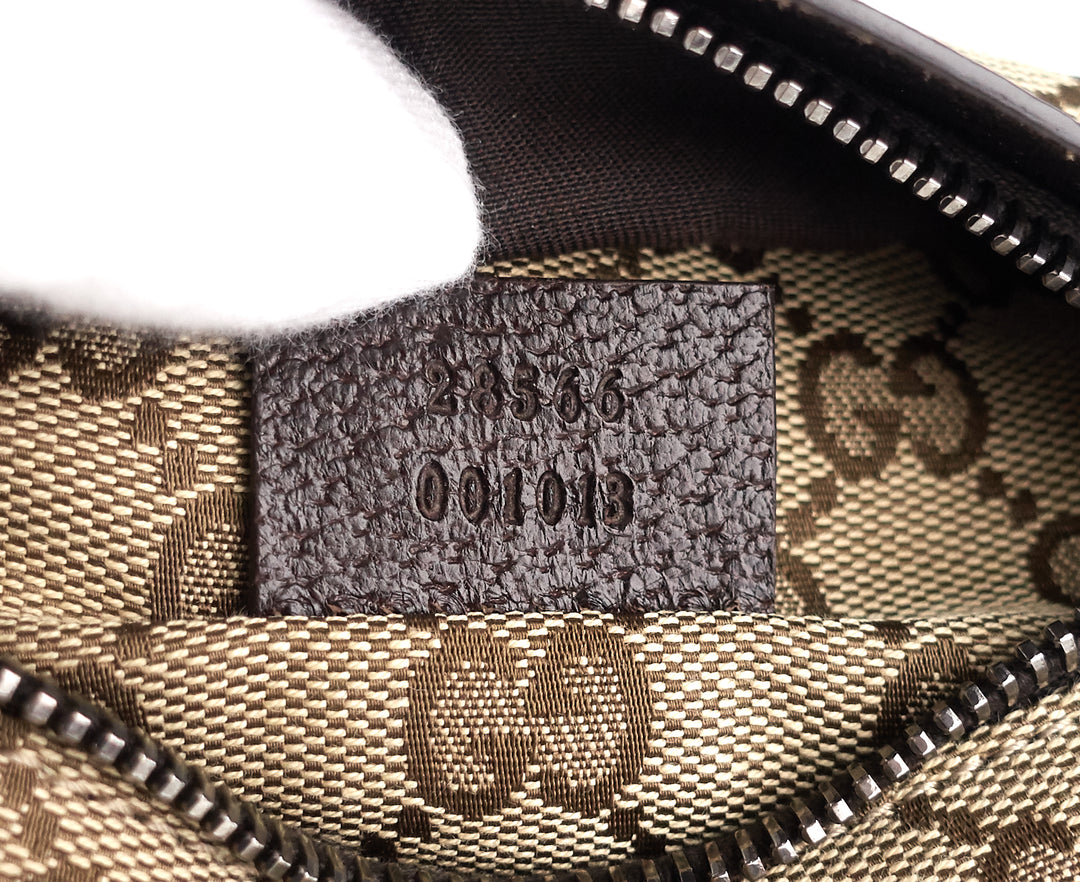 monogram canvas belt bag
