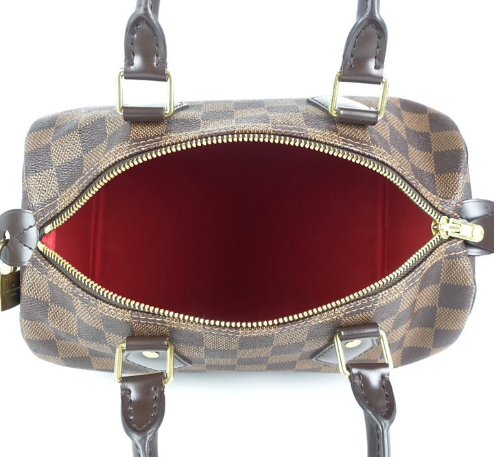 speedy 25 damier ebene canvas bag