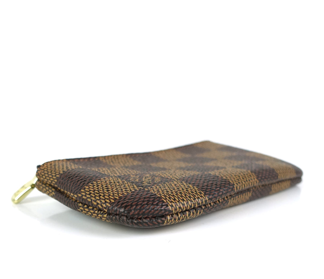 damier ebene canvas key pouch