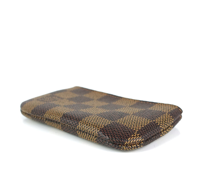 damier ebene canvas key pouch