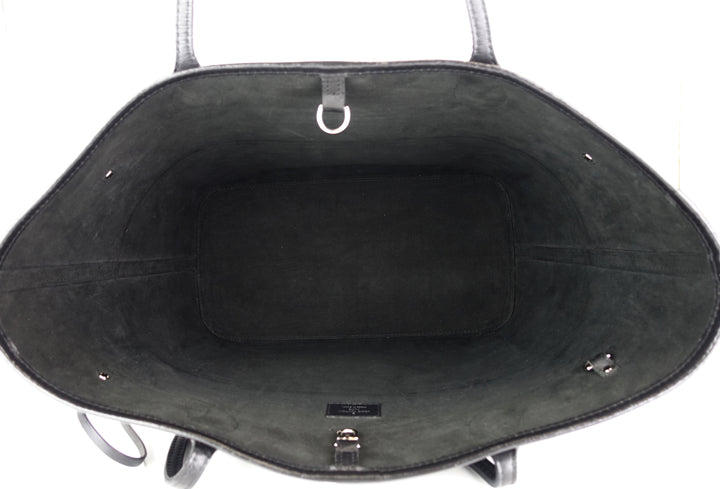 neverfull mm black epi leather bag
