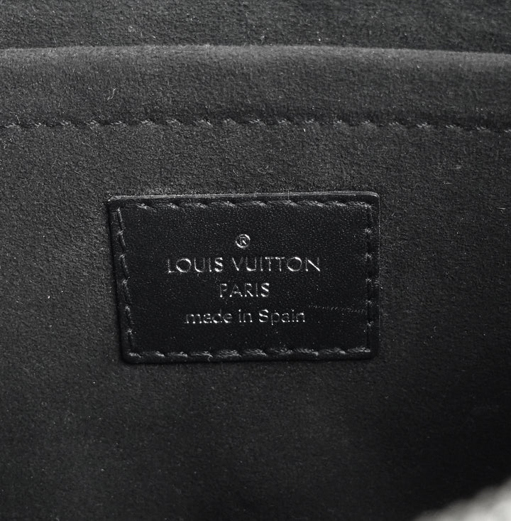 neverfull mm black epi leather bag