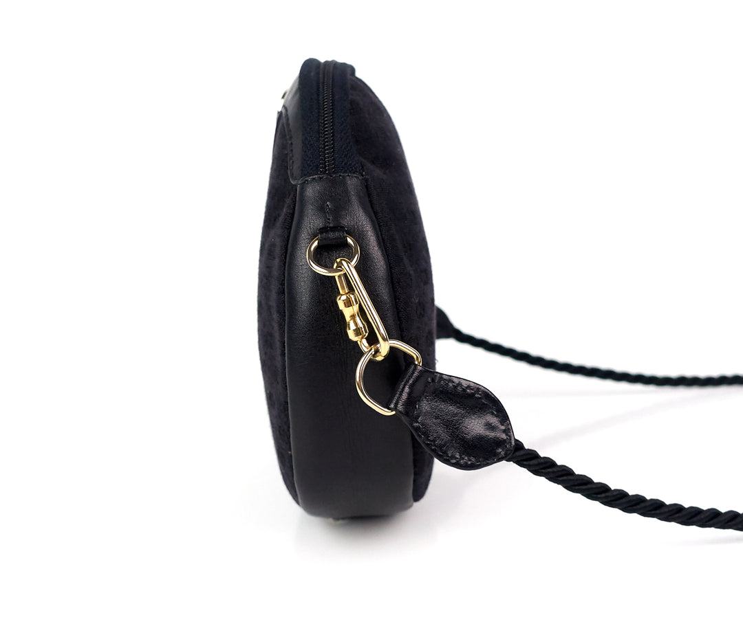 monogram canvas and leather vintage bag