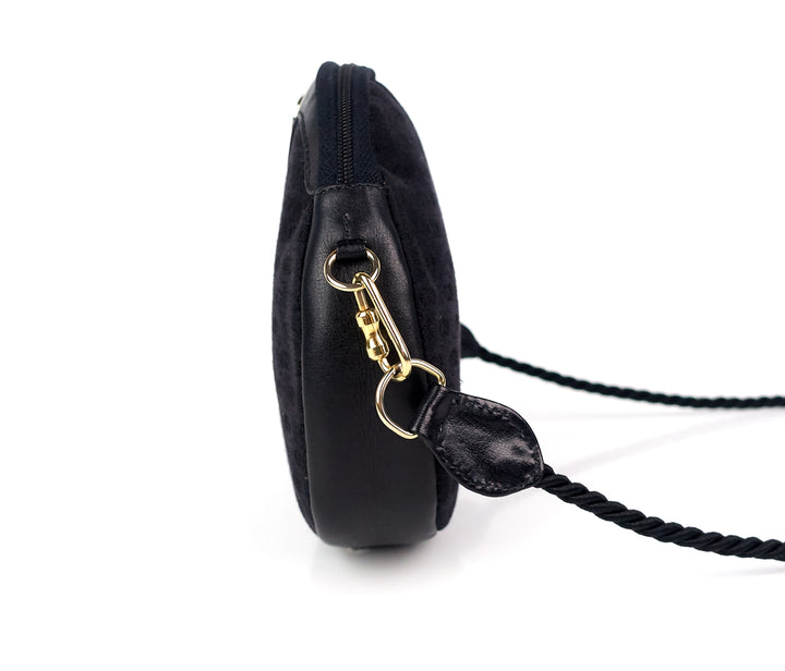 monogram canvas and leather vintage bag