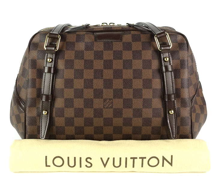 rivington gm damier ebene canvas satchel bag