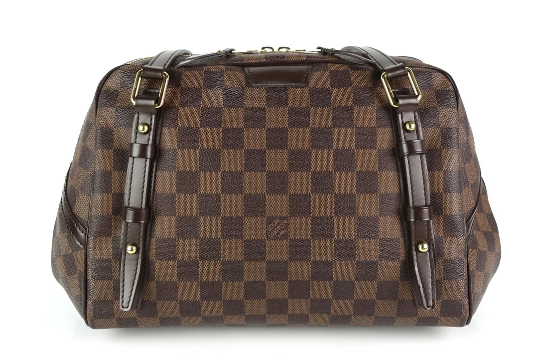 rivington gm damier ebene canvas satchel bag