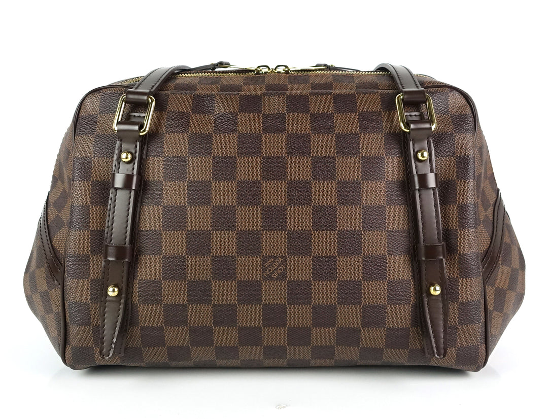 rivington gm damier ebene canvas satchel bag
