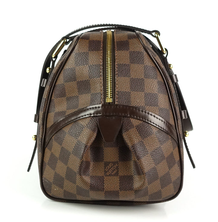 rivington gm damier ebene canvas satchel bag