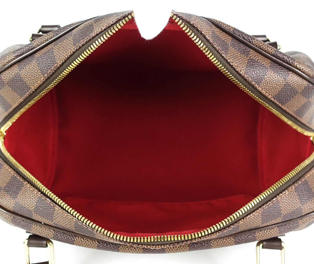 rivington gm damier ebene canvas satchel bag