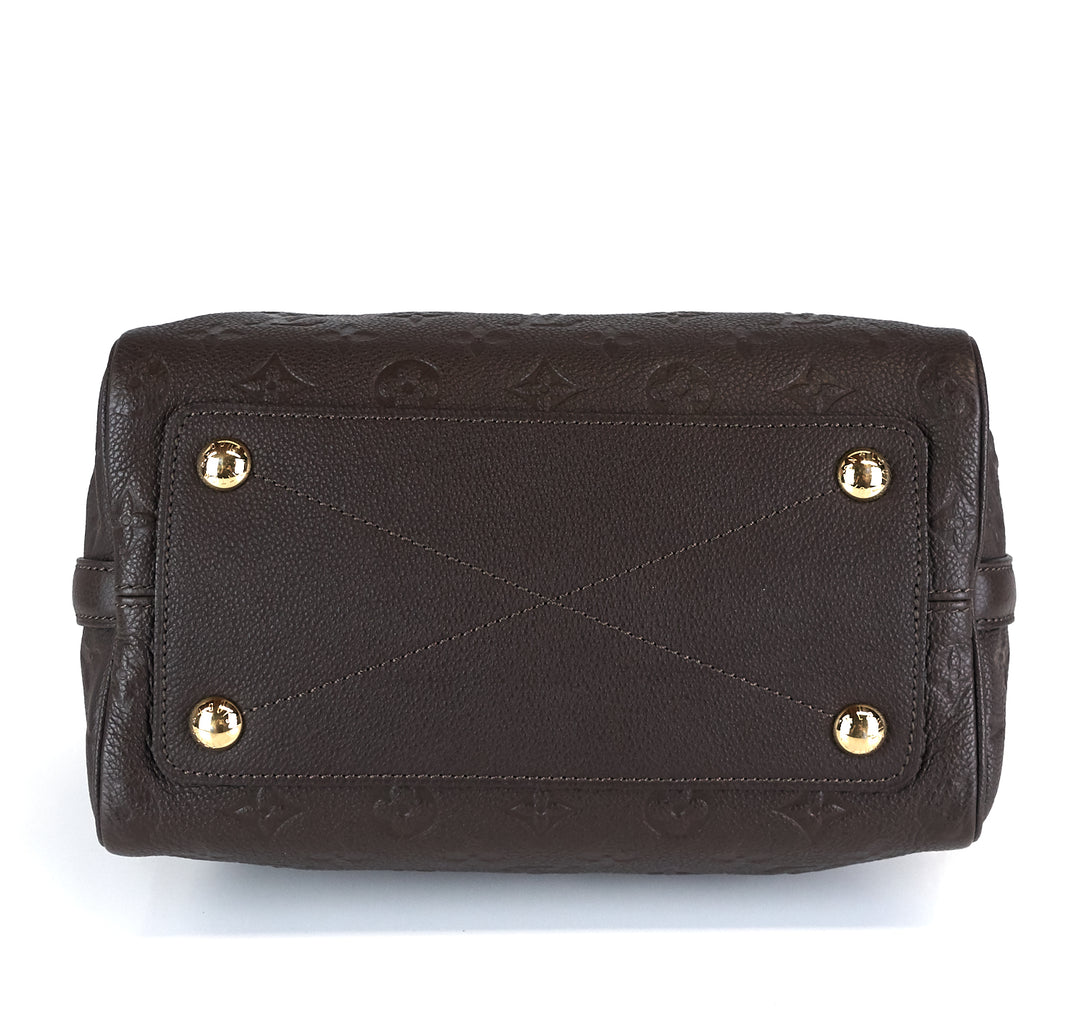 speedy 25 bandouliere empreinte monogram leather bag