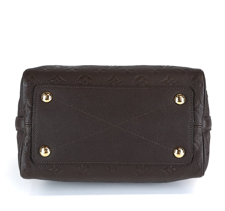speedy 25 bandouliere empreinte monogram leather bag