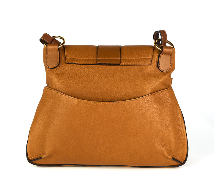 lexa grained lambskin leather medium crossbody bag