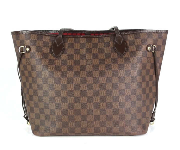 neverfull mm damier ebene canvas bag