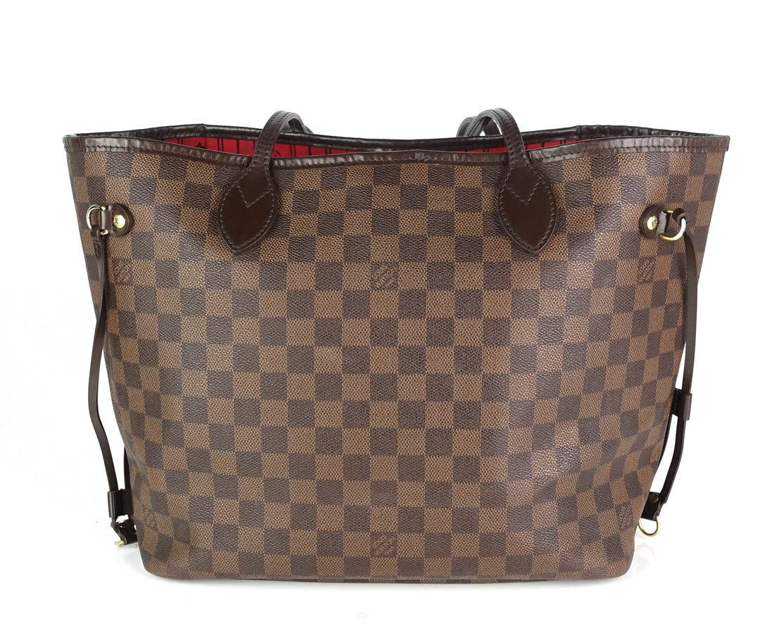 neverfull mm damier ebene canvas bag