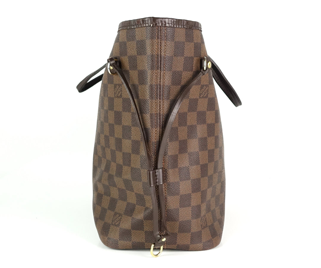 neverfull mm damier ebene canvas bag