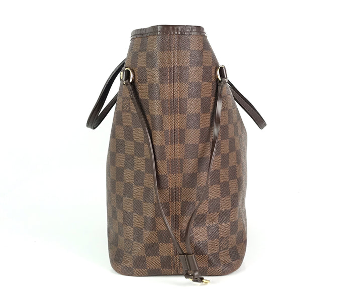 neverfull mm damier ebene canvas bag