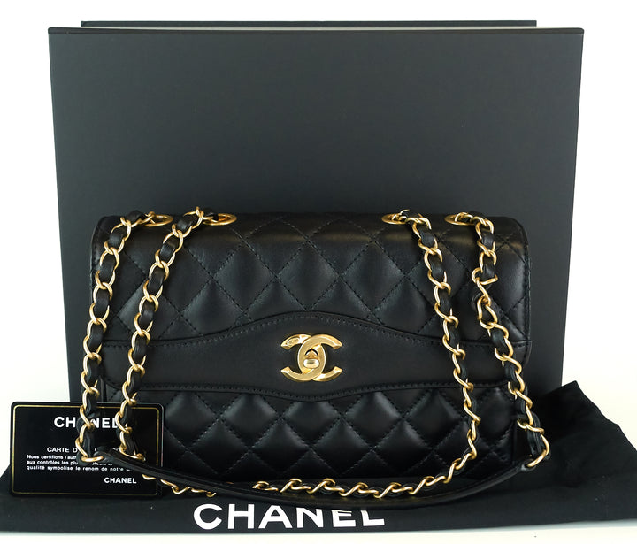 coco leather medium vintage flap bag
